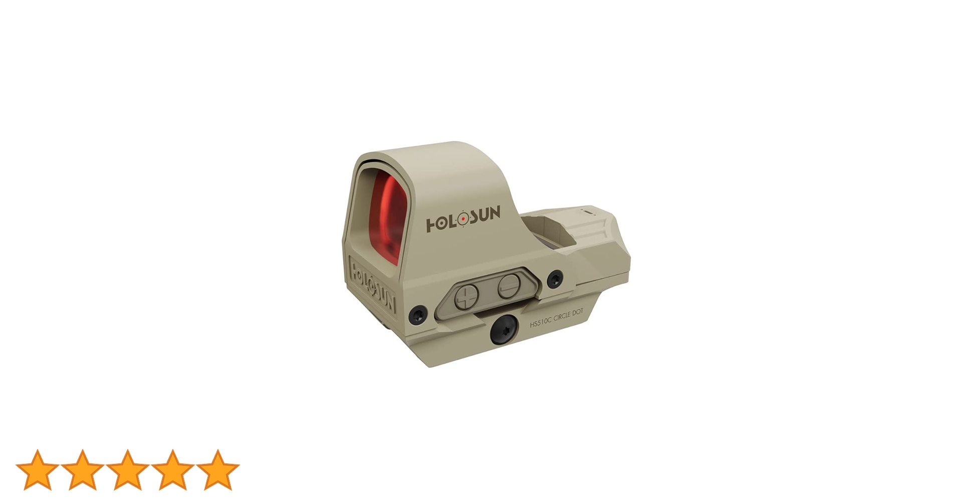 HOLOSUN HS510C レッドドットサイト Amazon.co.jp: [HOLOSUN/ホロサン] HS510C-FDE Open Reflex レッド